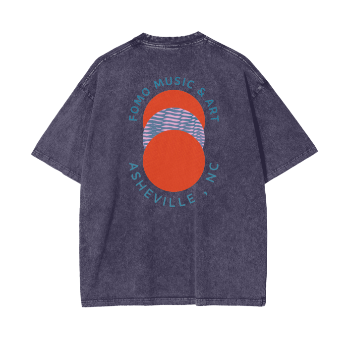 ‘FOMO’ Acid Washed T-Shirt